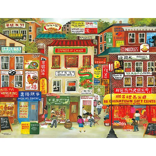 SunsOut Puzzle Gwendolyn McShepard Chinatown (500Teile)
