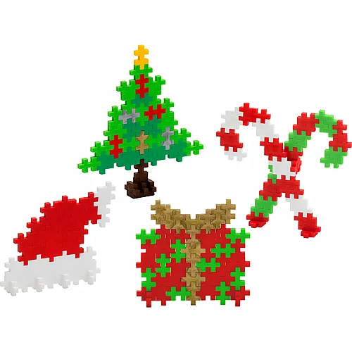 Plus-Plus Display 48 Kreativ Bausteine Weihnachtsdeko