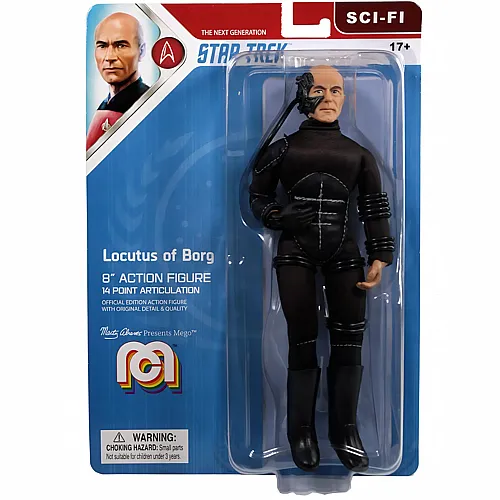 Mego Fig. 20cm Articulee Star Trek Locutus (fr-en)