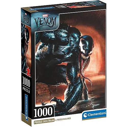 Clementoni Puzzle Marvel, Venom - 1000 Teile
