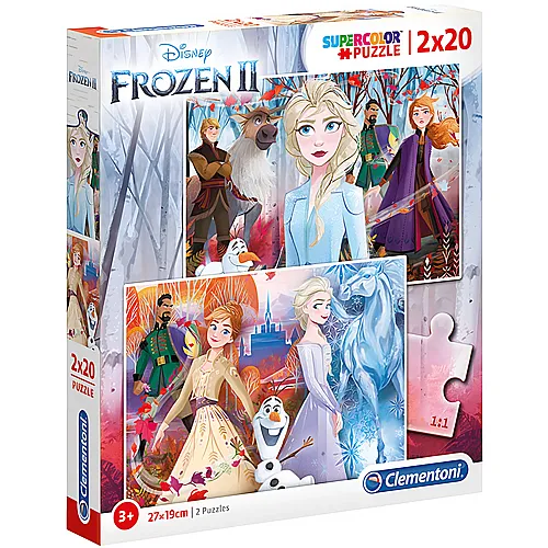 Clementoni Puzzle Supercolor Disney Frozen 2 (2x20)