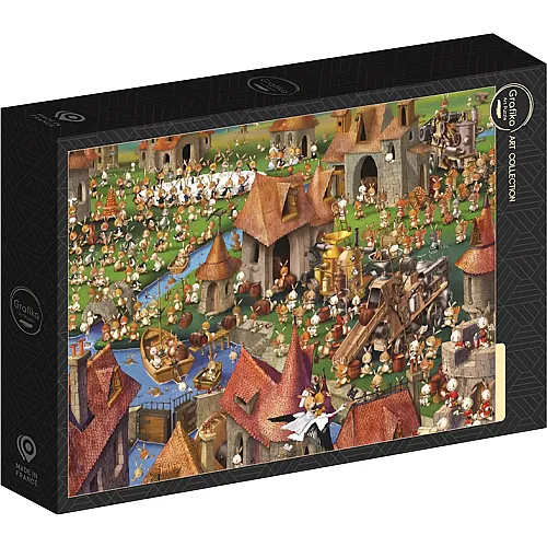 Grafika Puzzle Art Collection Fran�ois Ruyer Kaninchen! - 1000 Teile