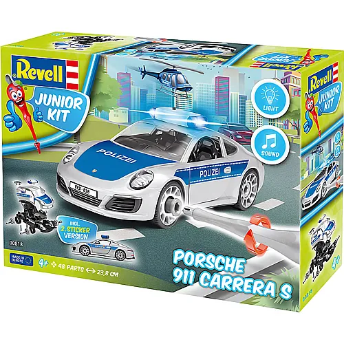 Revell Junior Kit Porsche 911 Polizei (48Teile)