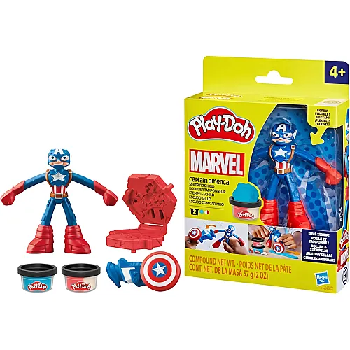 Captain America Stempel-Schild