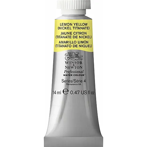 Winsor & Newton W&n Prof. Water Colour 14ml Tube Zitronengelfb (nickeltitana
