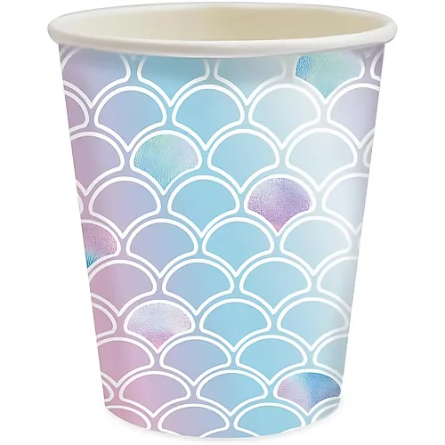 ScrapCooking Becher Meerjungfrau 25 CL - 8 Teile