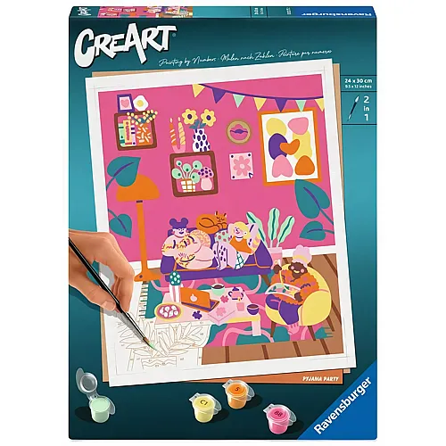 Ravensburger CreArt Malen nach Zahlen - Pyjamaparty