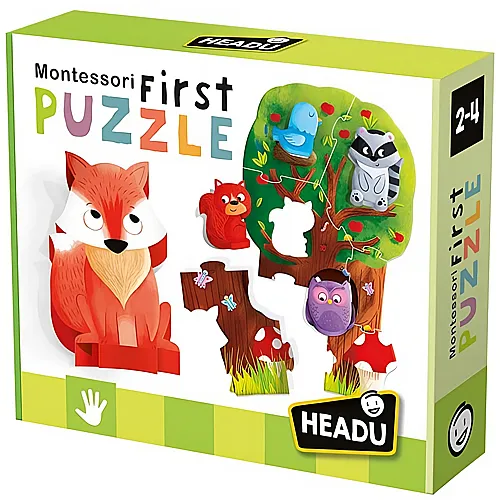 Headu Montessori Puzzle-Spiel Wald