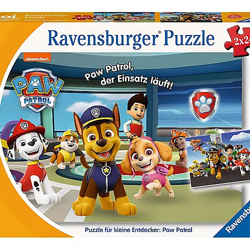 Ravensburger Puzzle fr kleine Entdecker: Paw Patrol (2x24)