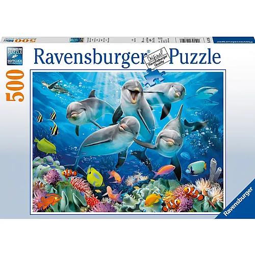 Ravensburger Puzzle Delfine im Korallenriff (500Teile)