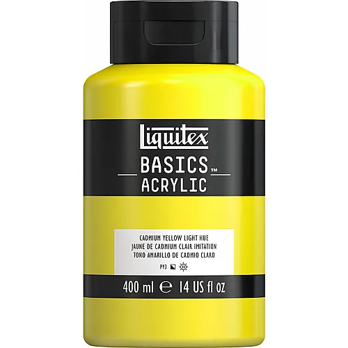 Liquitex Lqx Basics Acrylfarbe 400ml Flasche Kadmiumgelfb Hell Farbto