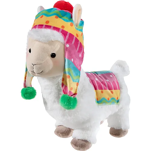 Lama stehend mit M�tze 30cm