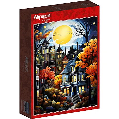 Alipson Puzzle Ruhiges Dorf - 1000 Teile