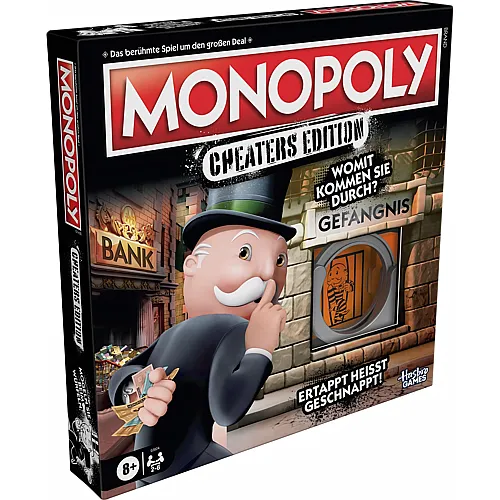 Hasbro Gaming Monopoly Mogeln und T�uschen, d ab 8 Jahren, 2-6 Spieler,