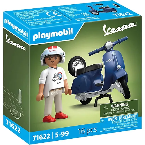 PLAYMOBIL 1969 Vespa 150 Sprint Veloce Blau (71622)