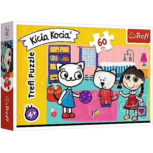 Trefl Puzzle Kittykit with friends - 60 Teile