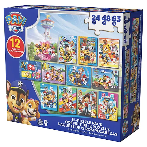 Spin Master Puzzle 12in1 Paw Patrol - 24 Teile