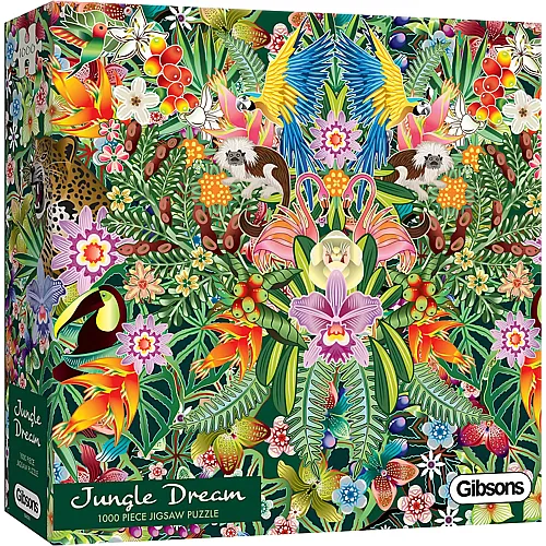 Gibsons Puzzle Catalina Estrada Jungle Dream (1000Teile)