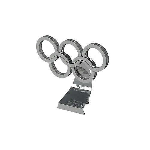 Metal Time Workshop 3D Metal Model Olympische Ringe
