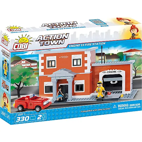 COBI Action Town Engine13 Fire Station 1477
