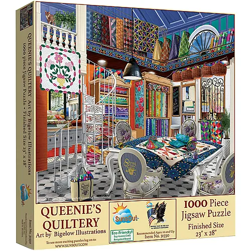 Queenie's Quiltery - 1000 Teile