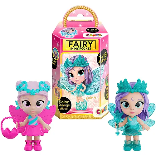 CRAZE Fairy In My Pocket | 2er Set Feen Puppen mit Fl�gel, 2X Feen Figuren zum Sammeln mit Spezialeffekten, Zahnfee