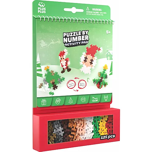 Plus-Plus 125 Kreativ Bausteine Puzzle Weihnachten