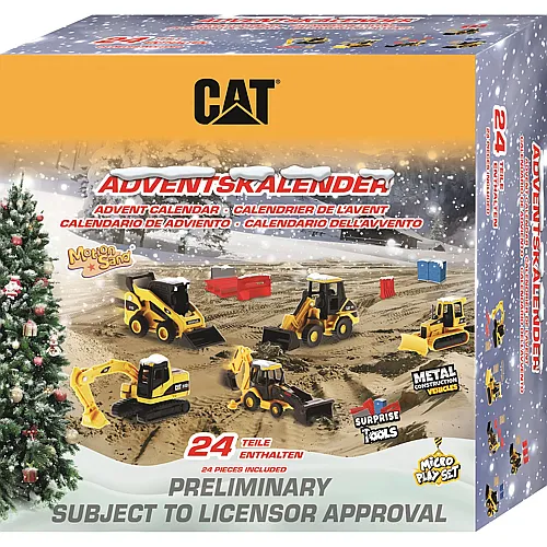 Caterpillar CAT Adventskalender 2024 Micro Diecast