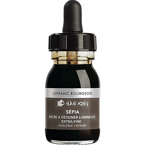 Lefranc Bourgeois Lfb Nan King Zeichentusche 30ml Flasche - Sepia