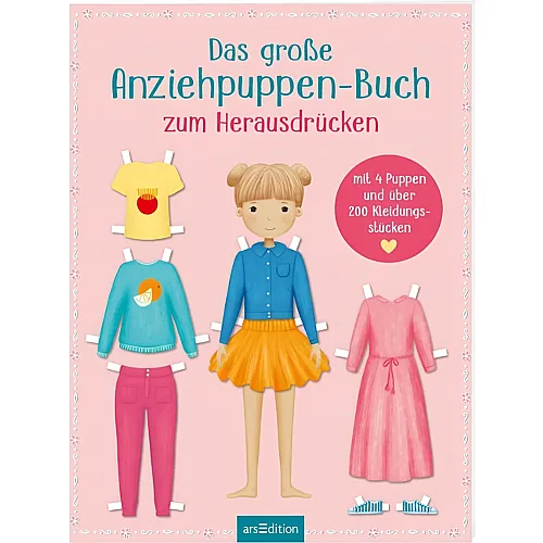 Anziehpuppen-Buch zum Herausdr�cken