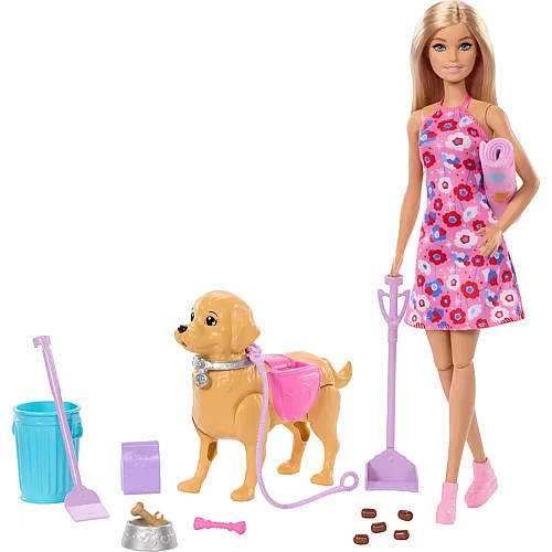 Barbie Malibu Hundespaziergang Spielset