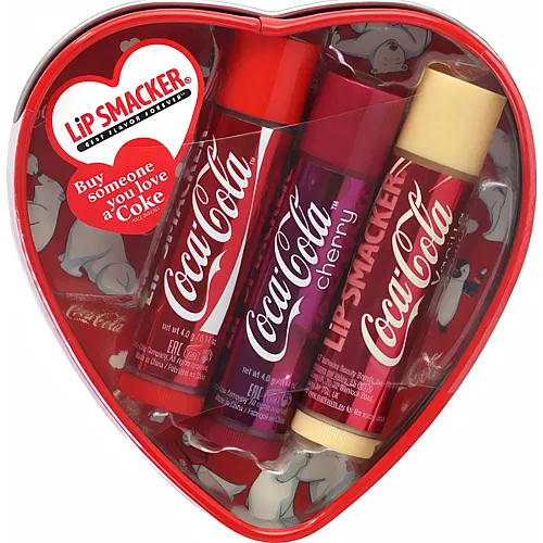 Lip Smacker Coca Cola Cola Lippenpflege Set Herzdose