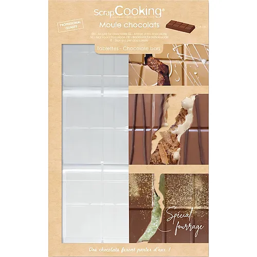 ScrapCooking Starre Schokoladenform Tafeln