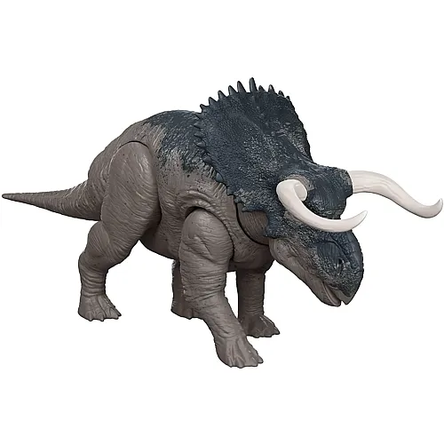 Mattel Jurassic World Wild Roar Nasutoceratops - 30 cm