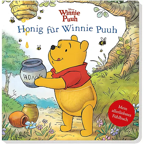 Panini Disney Winnie Puuh: Honig f�r Winnie Puuh - Pappbilderbuch mit F�hlelementen