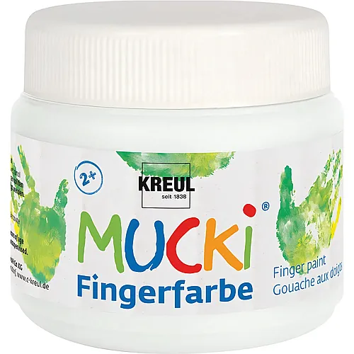 Fingerfarbe Weiss - 150 ml