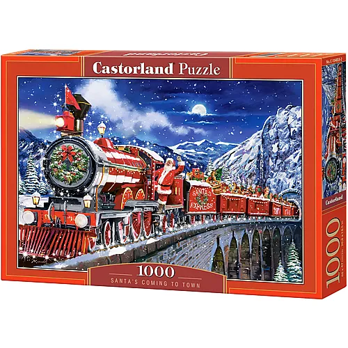 Castorland Puzzle Santa's Coming Soon to Town (1000Teile)