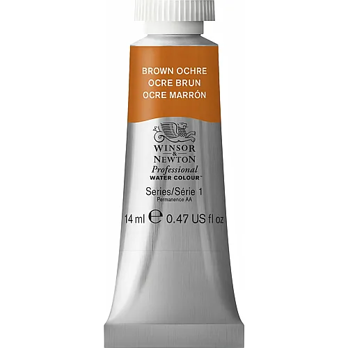 Winsor & Newton W&n Prof. Water Colour 14ml Tube Ockerbraun