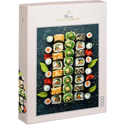 Ulmer Puzzleschmiede Sushi - Japanisches Essen mit Maki (1000Teile)