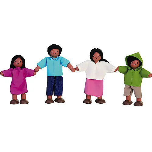 Puppenfamilie Sdlndisch