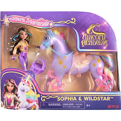 Spin Master Unicorn Academy Sophia und Einhorn Wildstar mit echter M�hne