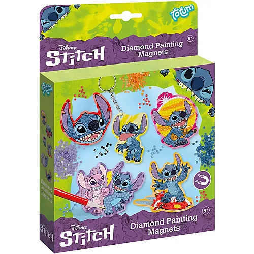Totum Lilo & Stitch Diamantmalerei-Magnete