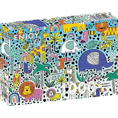 Enjoy Puzzle Doodle Safari - 1000 Teile