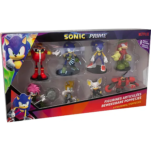 Sonic Prime mit Gelenken 8Teile