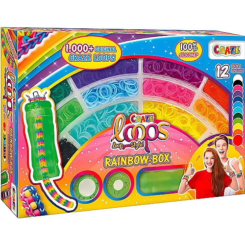Craze Loops Rainbow Box (1000Teile)