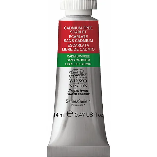 Winsor & Newton W&n Prof. Water Colour 14ml Tube Kadmiumfrei Scharlach