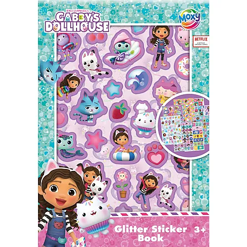 Creative Craft Group Glitzer-Stickerbuch  Gabby's Dollhouse
