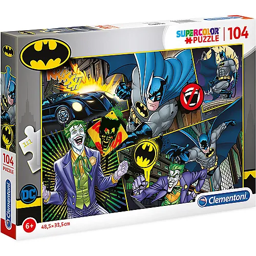 Clementoni Puzzle Supercolor Batman (104Teile)