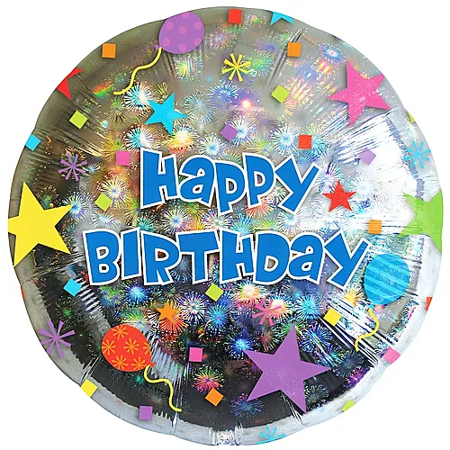 Amscan Folienballon Happy Birthday (45cm)