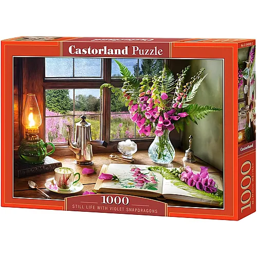 Castorland Puzzle Still Life with Violet Snapdragons (1000Teile)